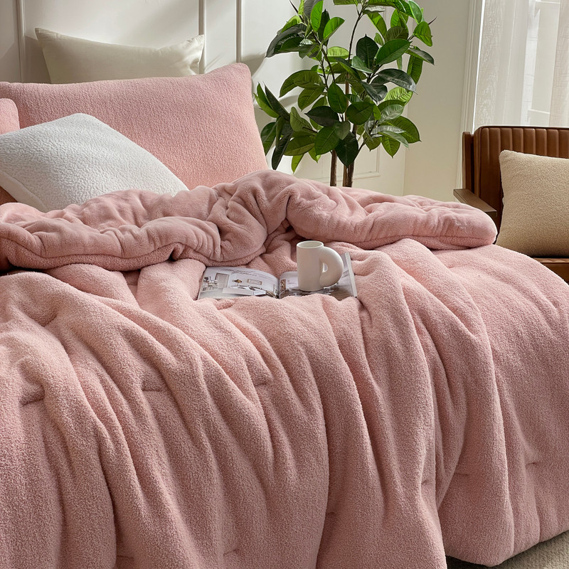 Cardigan Knit - Coma Inducer® Oversized Comforter - Soft Pink