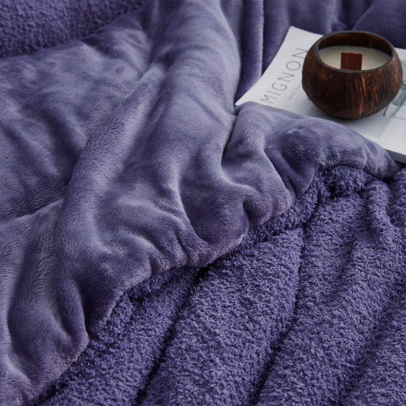 Cardigan Knit - Coma Inducer® Oversized Comforter - Blueberry Purple