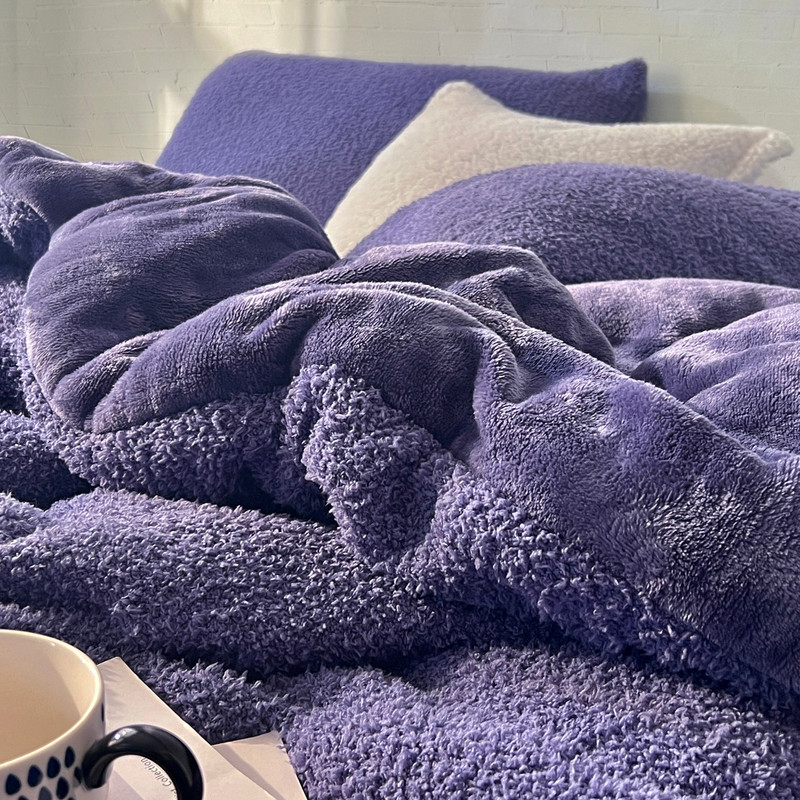 Cardigan Knit - Coma Inducer® Oversized Comforter - Blueberry Purple