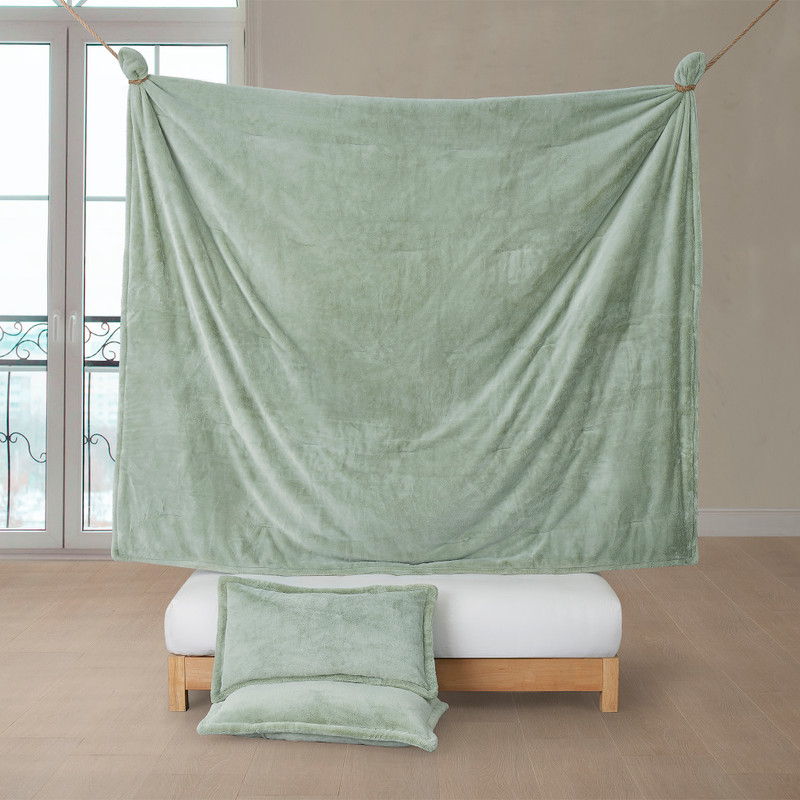 Frost Bite - Coma Inducer® Oversized Comforter - Frosted Green