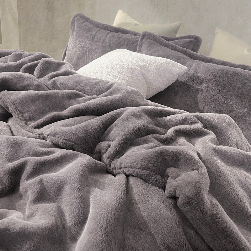 Frosted Cupcakes - Coma Inducer® Oversized Comforter - Buttercream Gray