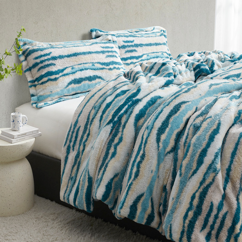 Cozy Rivers - Coma Inducer® Oversized Comforter - Creekside Turquoise