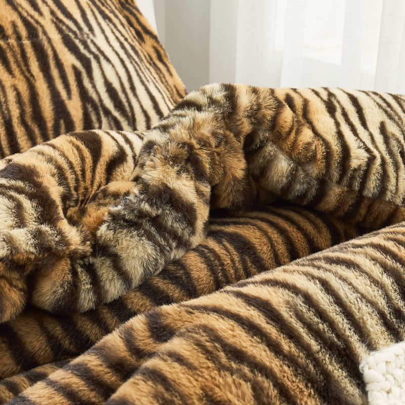 There's a Bengal in My Bed - Coma Inducer® Oversized Comforter - Black and Orange Stripes