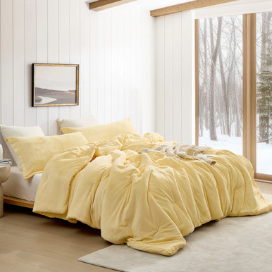 Softer Than Soft - Coma Inducer® Oversized Comforter Set - Cream Yellow