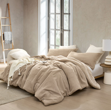 You Feel Me - Coma Inducer® Oversized Comforter Set - Tan Taupe