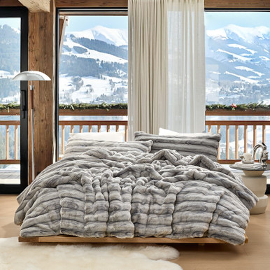 Jelly Rolls Chunky Bunny - Coma Inducer® Oversized Comforter Set - Earl Gray Jam