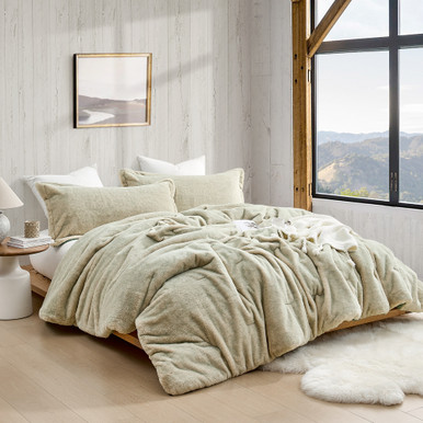 Polar Tundra - Coma Inducer® Oversized Comforter Set - Moss Taupe