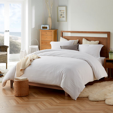 Natural Loft® Coma Inducer® Comforter with Cover and pillow Shams - White