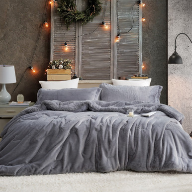 Chunky Bunny Coma Inducer Oversized King Comforter Set - Ultra Plush 840 GSM Rabbit Black Bedding With Shams - View #10