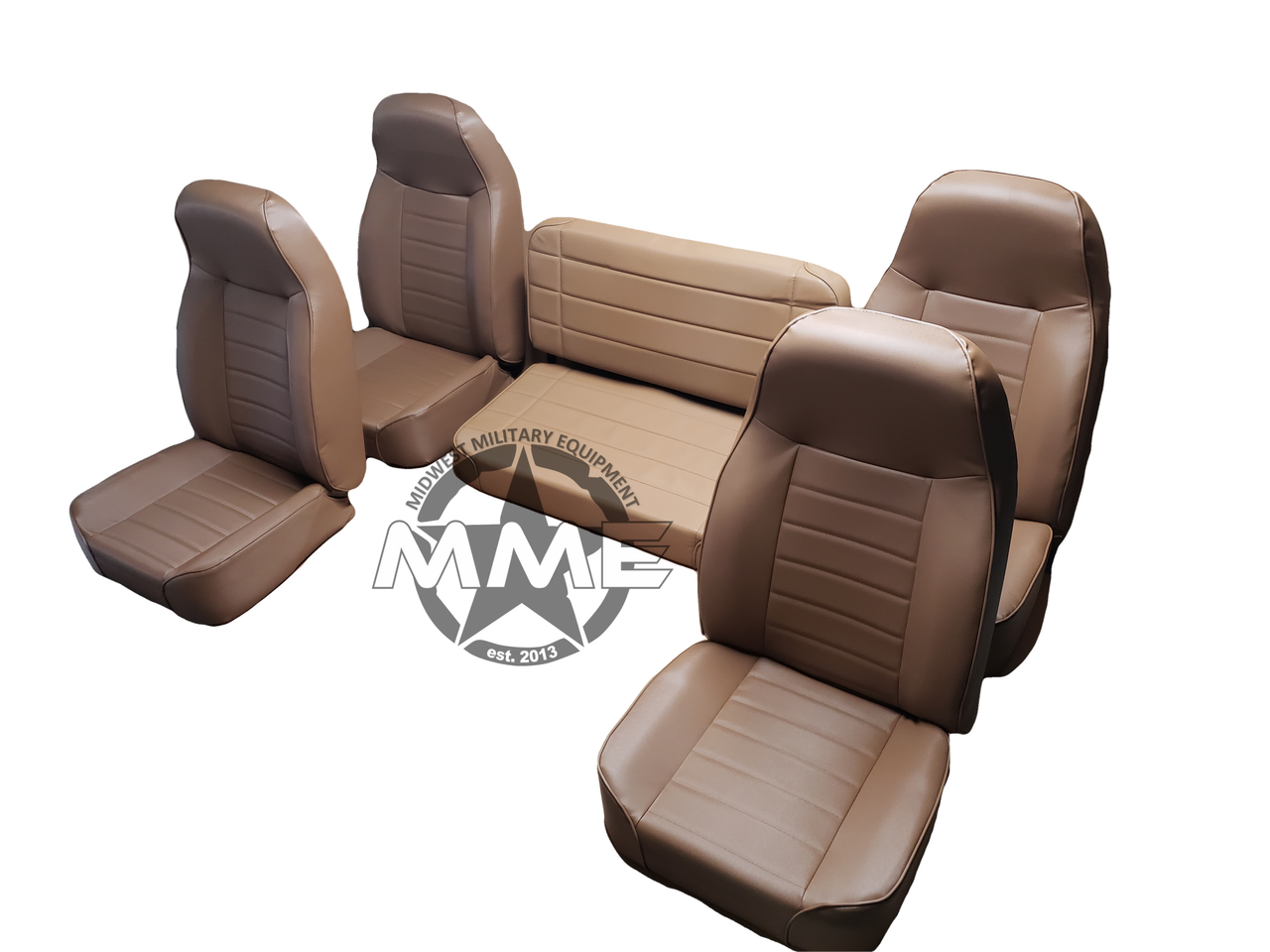 Black Vinyl Bucket Seat (single)