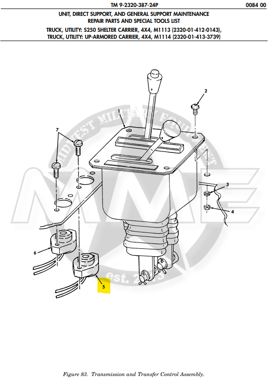 Replacement BLACK Transmission Indicator Light