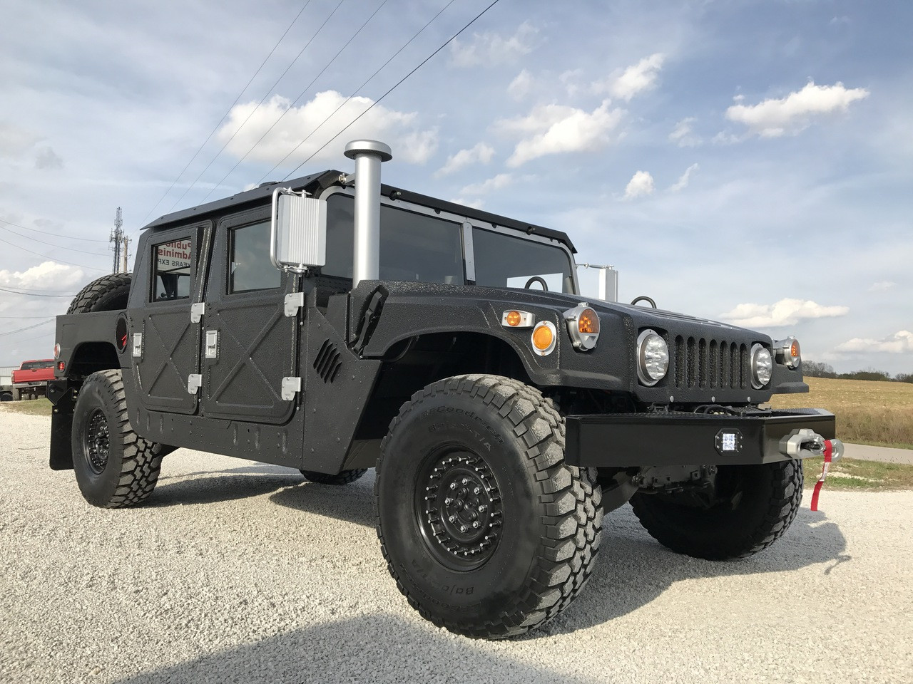 Black 4 Man HMMWV M1123 1/4