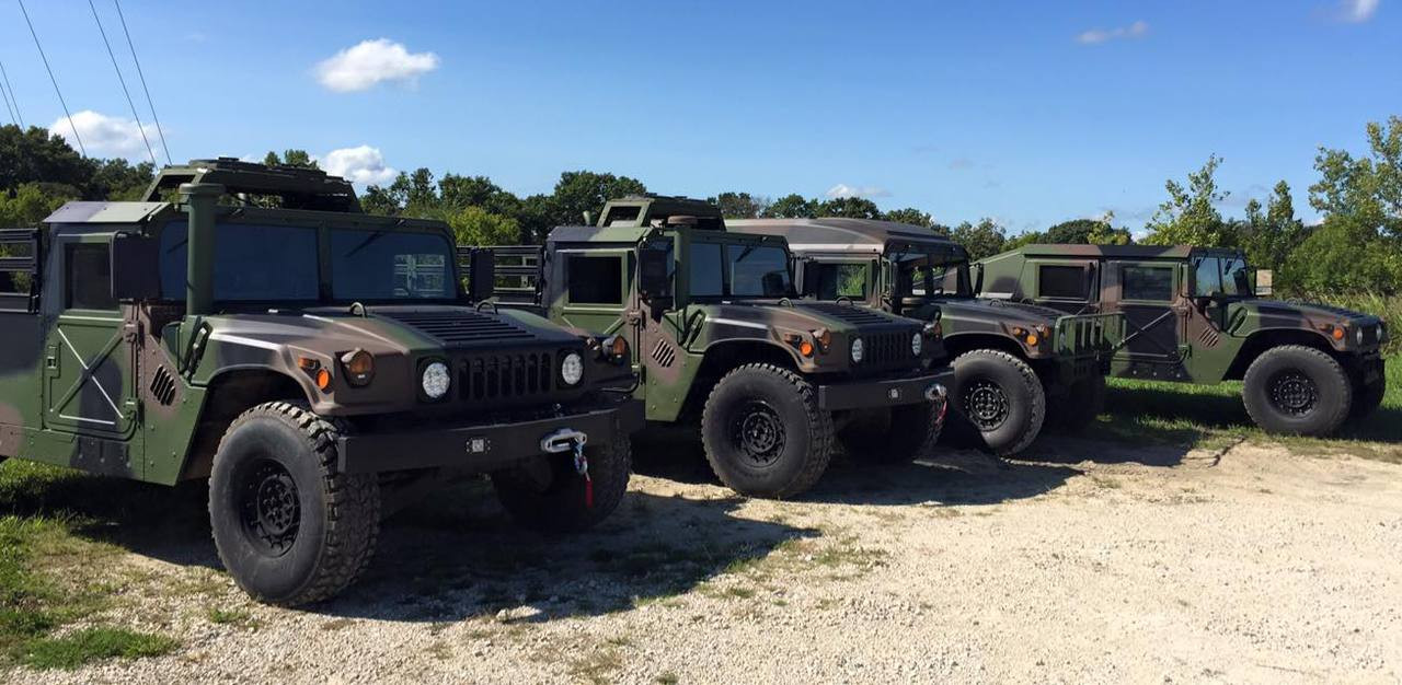 Mk Humvee Comm Fleet Of MME Built HMMWV's / Humvee's Ready To Ship Out
