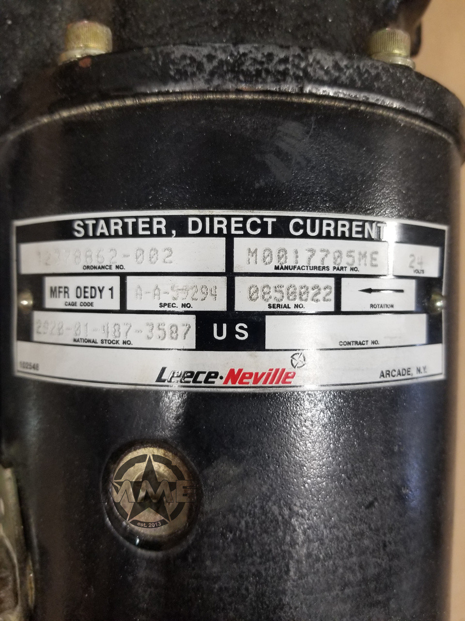 Cat 3116 Starter (New Take Off)