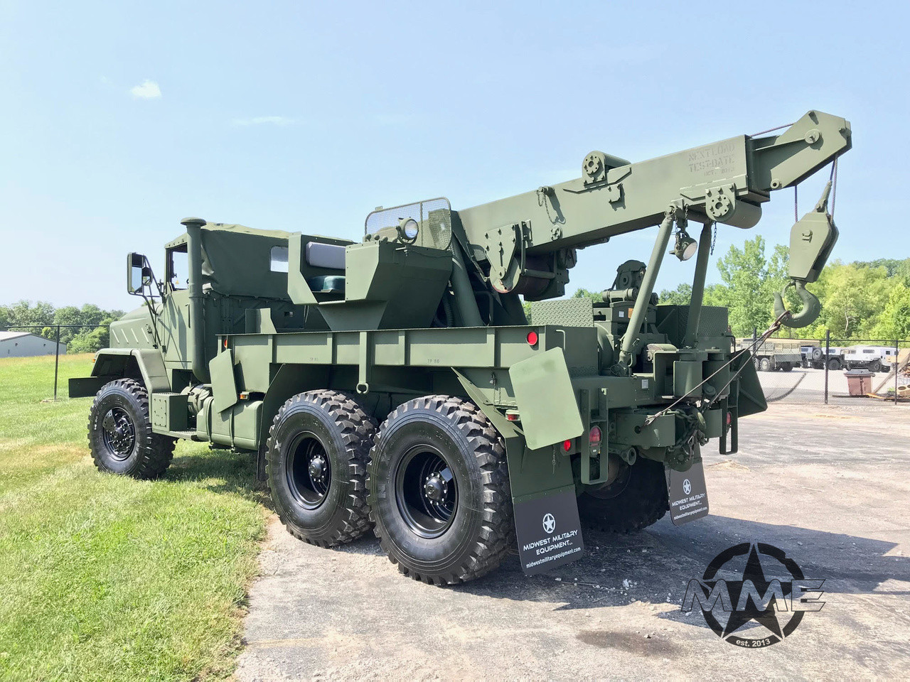 2012 M936A2 Military 6x6 wrecker crane truck 45,000lbs winch Midwest