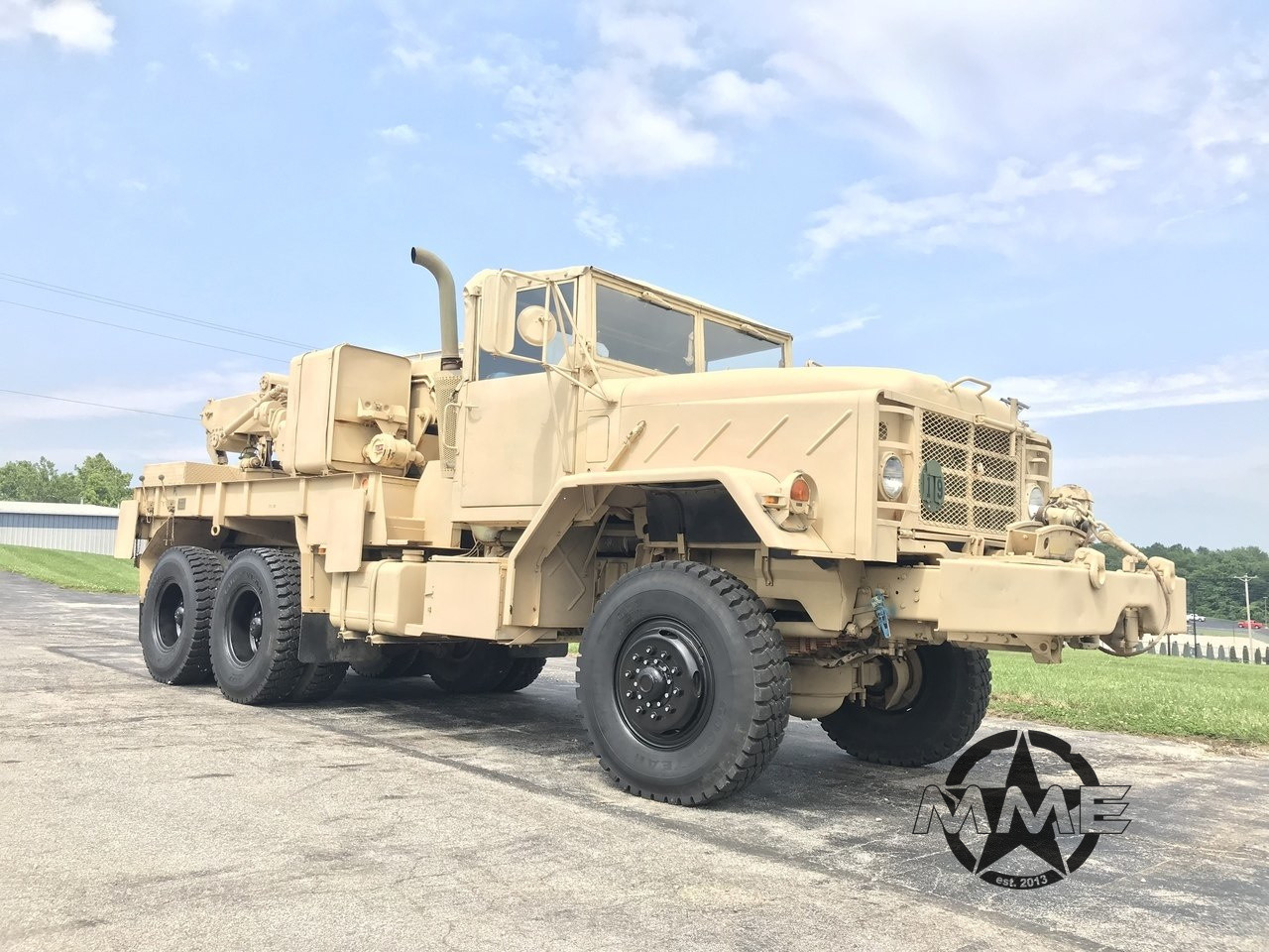 Army Wrecker Truck 9 2004 M936 Military 6x6 wrecker crane truck 45,000lbs winch Midwest