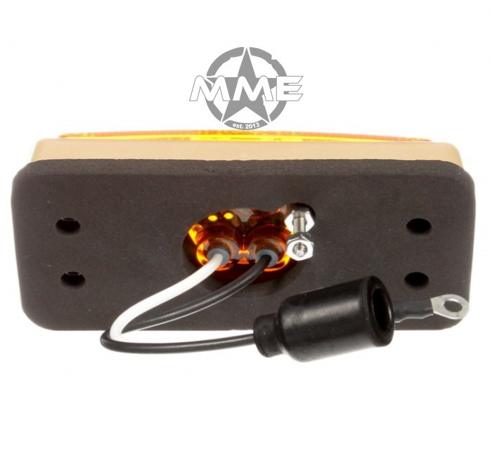 MILITARY LED YELLOW Marker LAMP W/ TAN BRACKET (New Style)