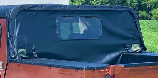 NEW Humvee 4 man Black Soft REAR CURTAIN
