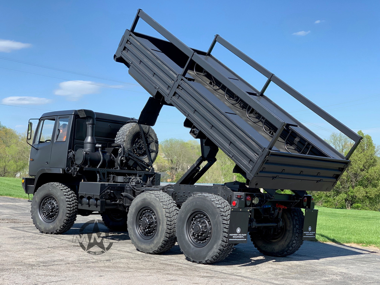 1996 Stewart & Stevenson M1083 MTV 6x6 Cargo Dump Truck