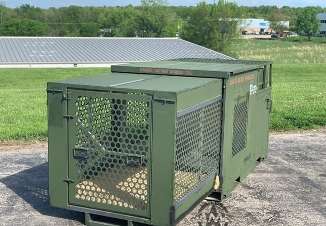 SOLD DOG KENNEL MILITARY SURPLUS AC 