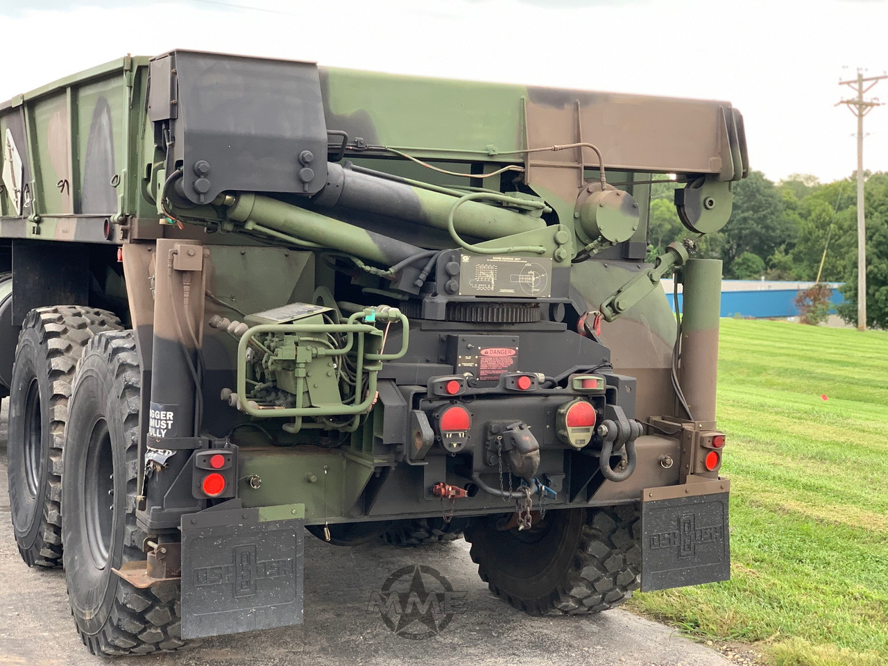 2005 Rebuild M977 Oshkosh HEMTT 8X8 Truck With Material Handling Crane