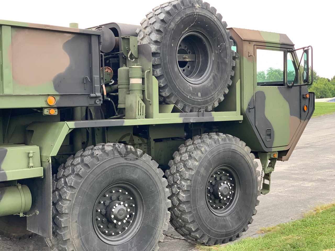 2005 Rebuild M977 Oshkosh HEMTT 8X8 Truck With Material Handling Crane