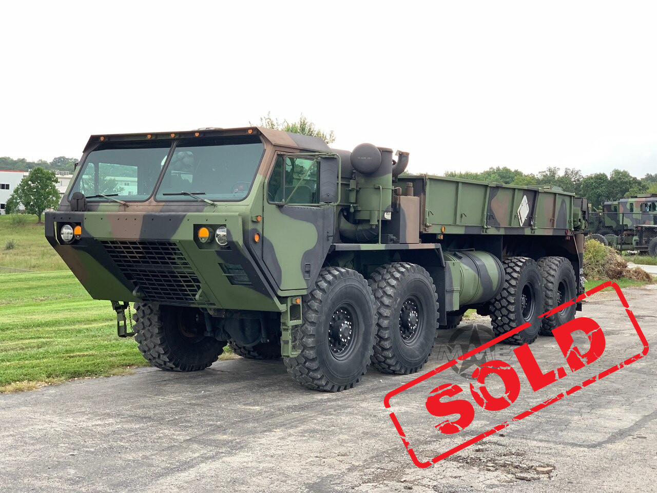 2005 Rebuild M977 Oshkosh HEMTT 8X8 Truck With Material Handling Crane