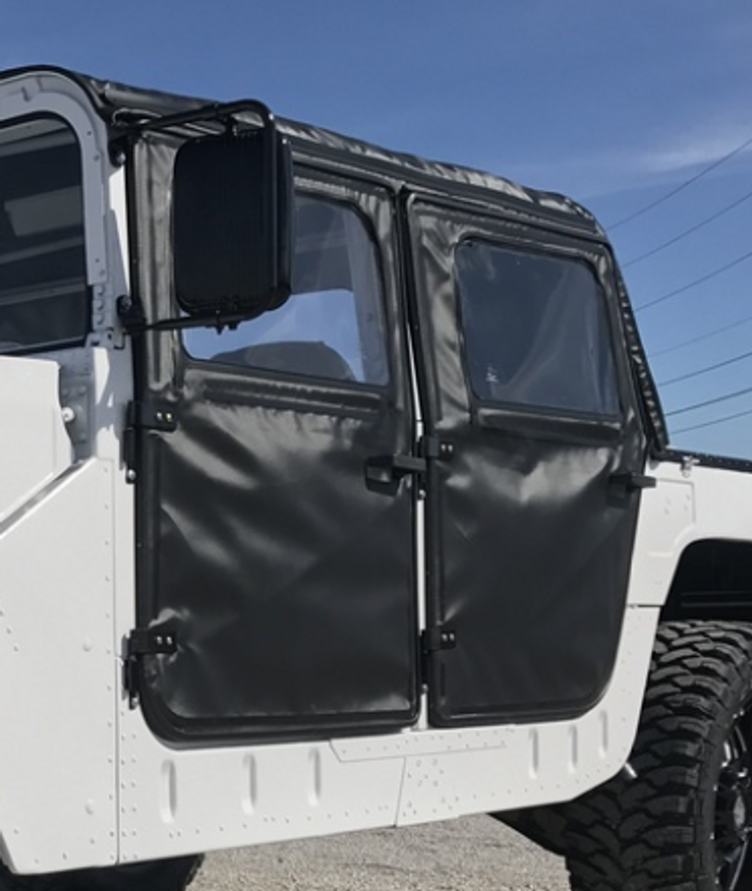 Black Canvas Spray Paint, for use on Soft Humvee Doors – Federal