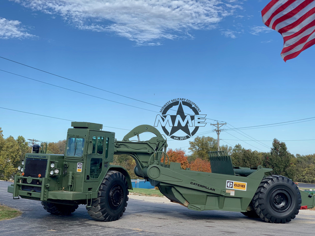 Cat 621B EX Military Motor Scraper