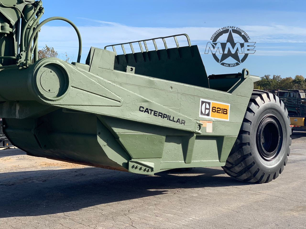 Cat 621B EX Military Motor Scraper - Midwest Military Equipment