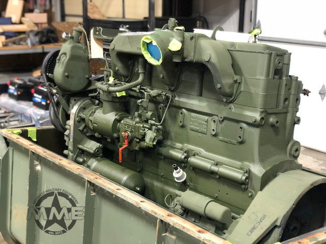 Complete Cummins NHC250 855ci Diesel Engine - Midwest Military Equipment