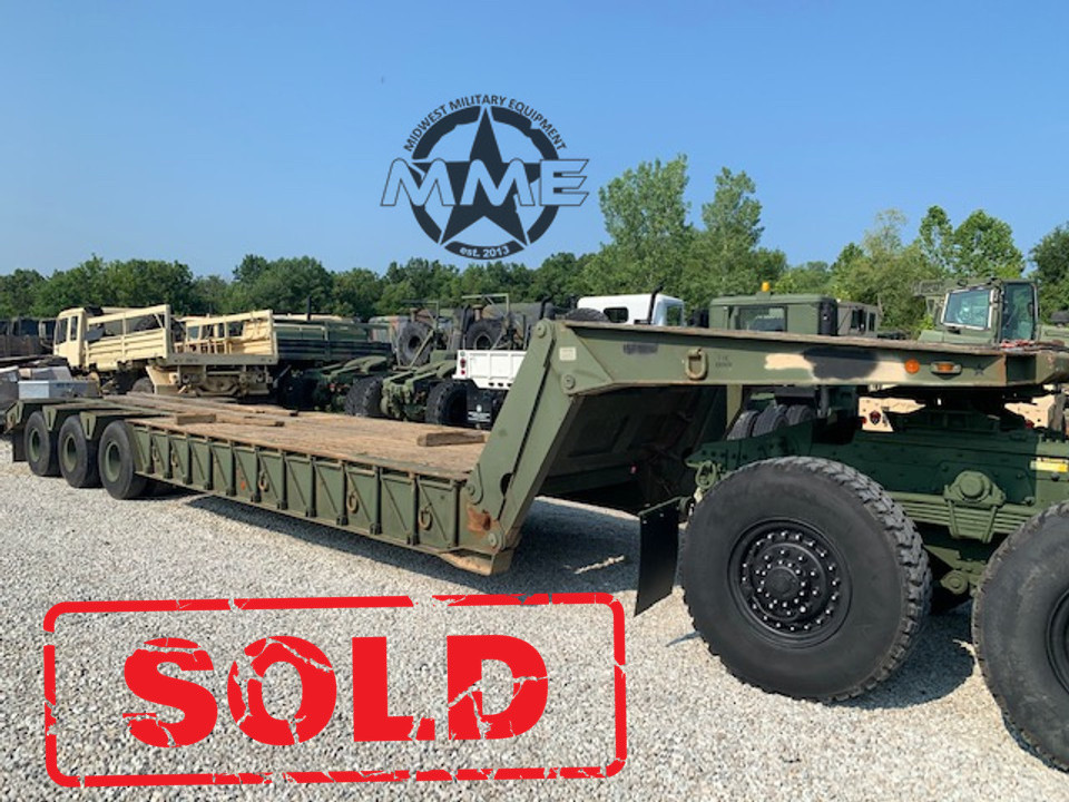 Load King 40 Ton XM870 Military Equipment Trailer