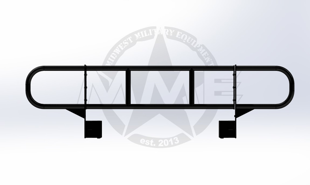 Modular MilSpec Style Front Tube Brush Guard for HMMWV/Humvee