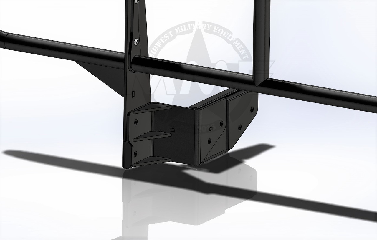 Modular MilSpec Style Front Tube Brush Guard for HMMWV/Humvee