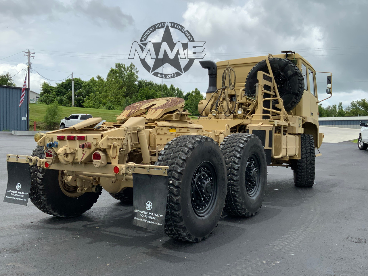 2002 Stewart & Stevenson M1088A1 5 Ton 6x6 Military Semi Truck