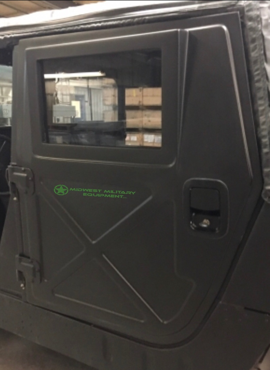 NEW Humvee Fiberglass Power X Door Kit Midwest Military Equipment