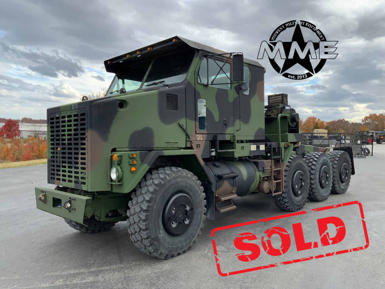 1994 Oshkosh M1070 8x8 HET Military Heavy Haul Truck Tractor