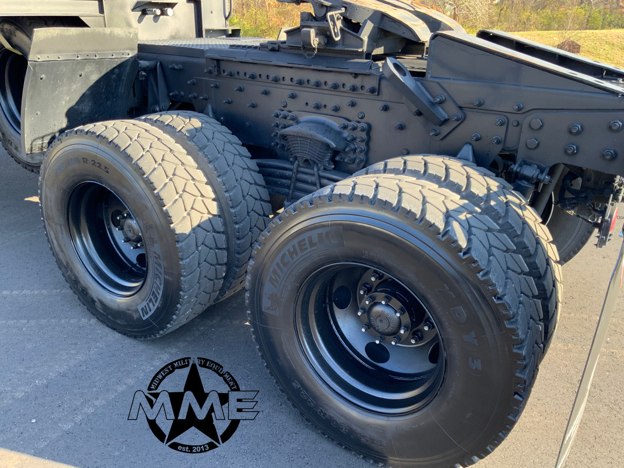 2010 M916A3 Freightliner 6x6 Semi Truck Tractor / 45,000LB Rear Winch