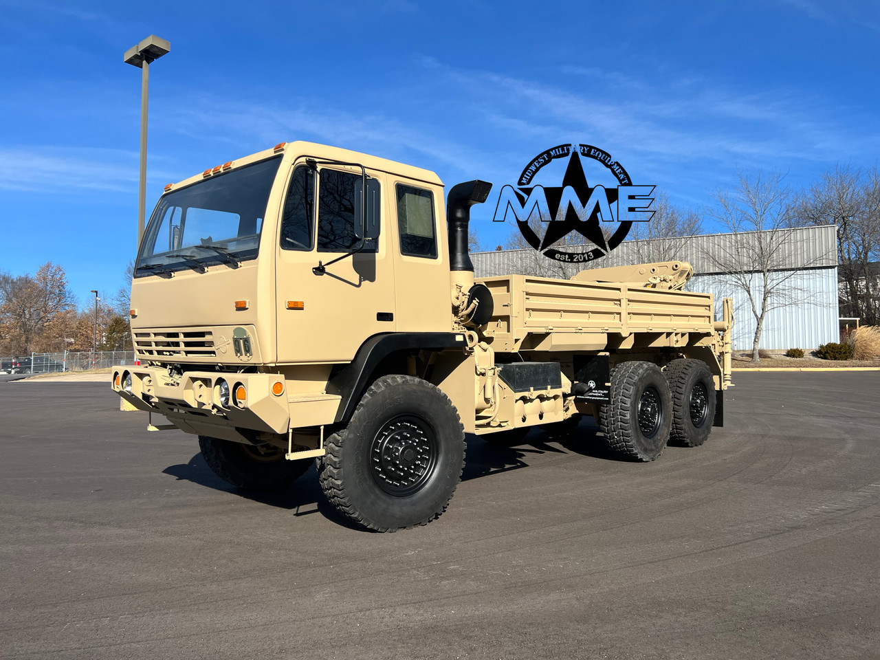 2004 STEWART & STEVENSON M1084A1 6X6 5 Ton Cargo TRUCK W / REAR