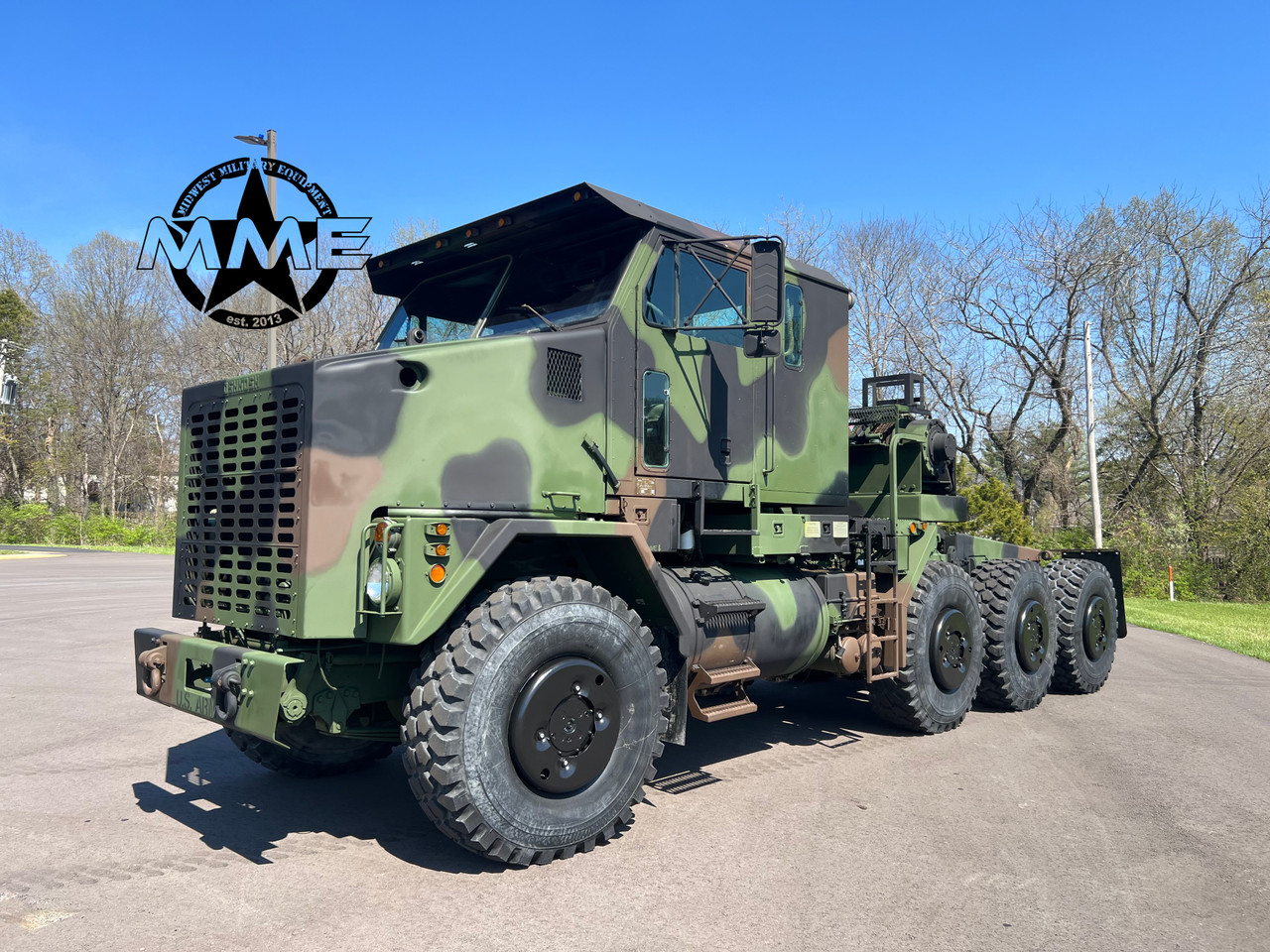 1993 Oshkosh M1070 8x8 HET Military Heavy Haul Truck Tractor