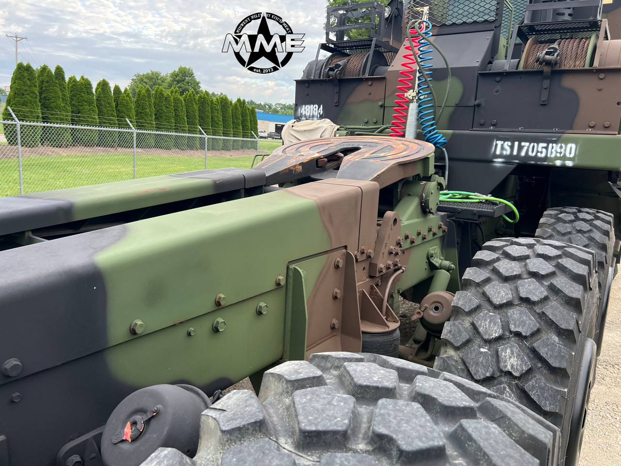 1993 Oshkosh M1070 8x8 HET Military Heavy Haul Truck Tractor