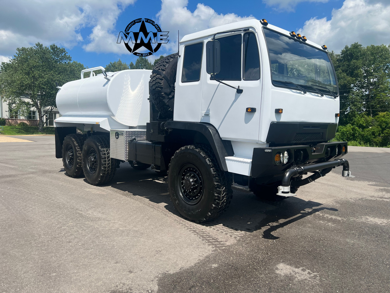 2001 Stewart & Stevenson M1088A1 5 Ton 6x6 Military Water Truck W/ A/C