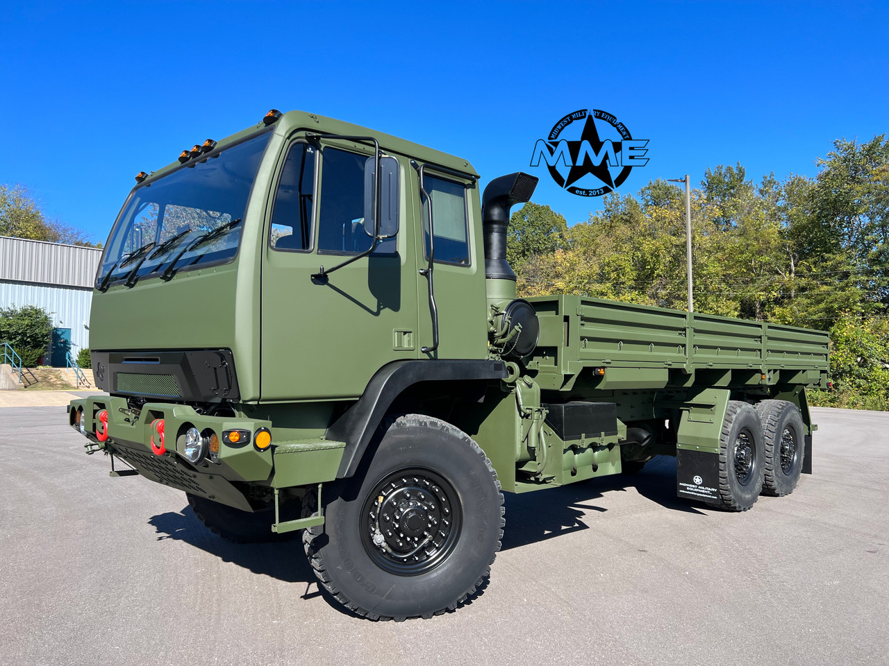2006 Stewart & Stevenson M1085A1 MTV 6x6 Long Wheel Base Cargo Truck.