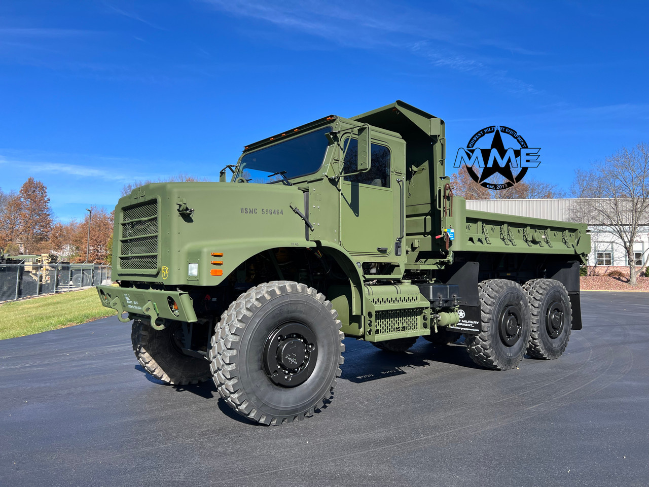 2001 Oshkosh MK23 MTVR 7 Ton 6x6 Cargo Truck .