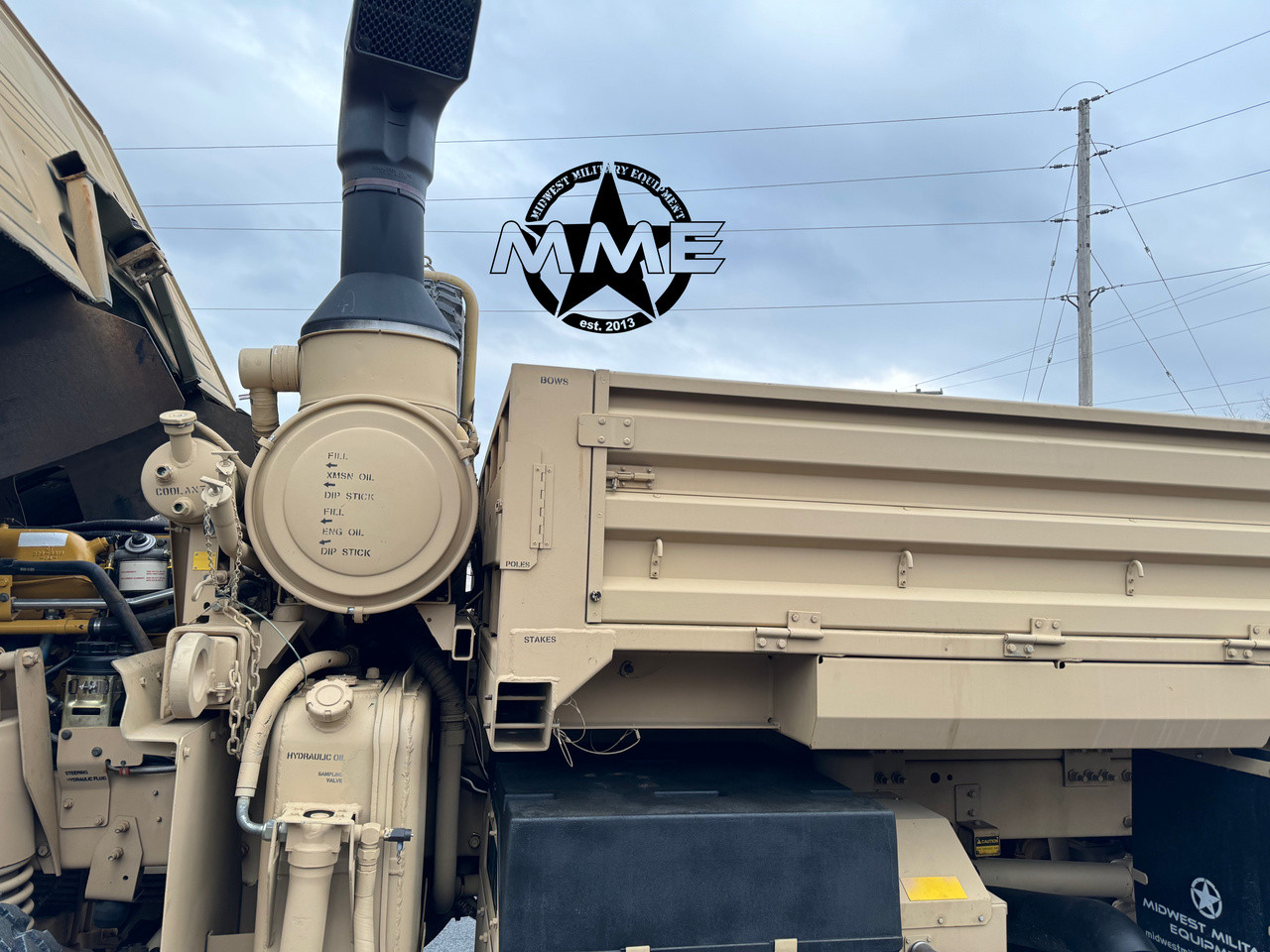 2006 STEWART & STEVENSON M1084A1 6X6 5 Ton Cargo TRUCK W / REAR