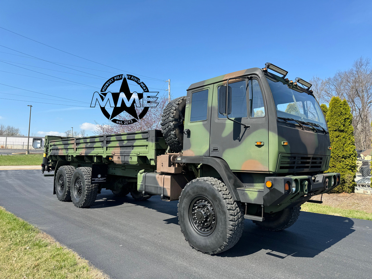 Stewart & Stevenson M1086 6x6 5 Ton Cargo Truck With Material