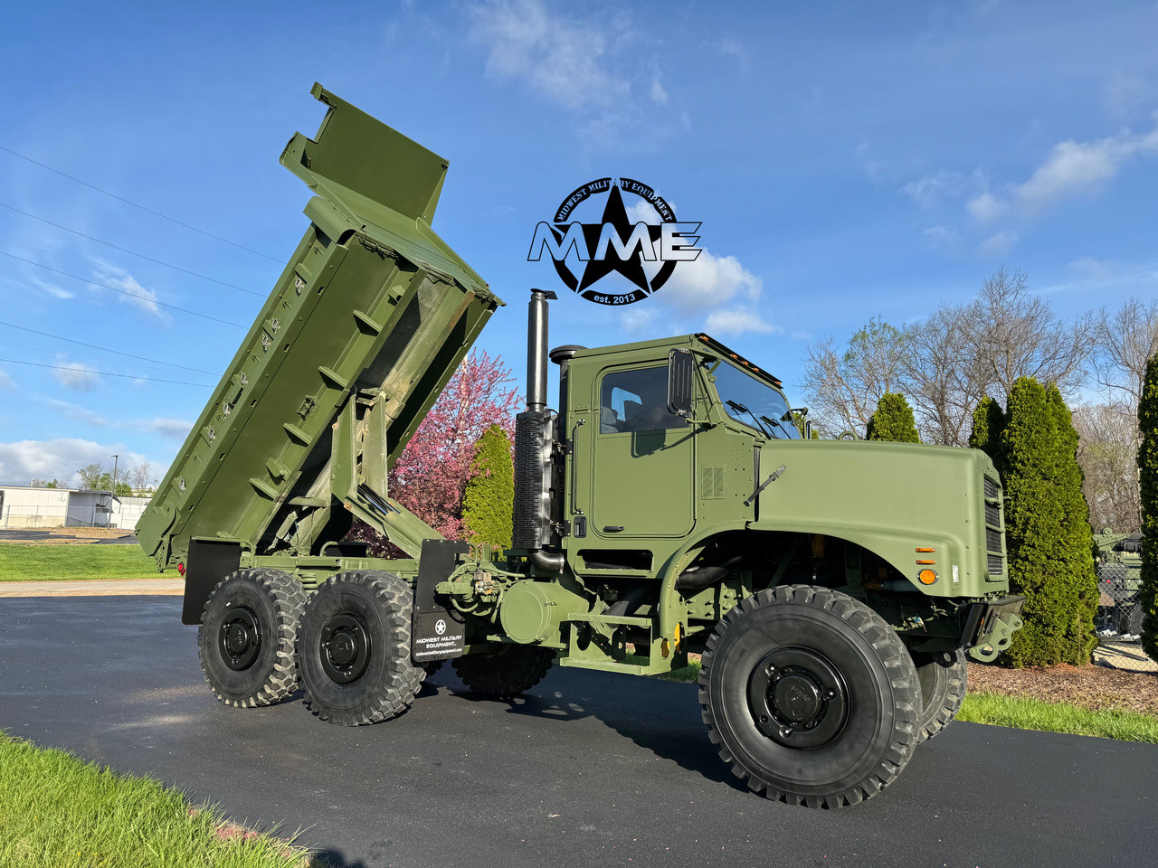 2001 Oshkosh MK23 MTVR 7 Ton 6x6 Cargo Truck .