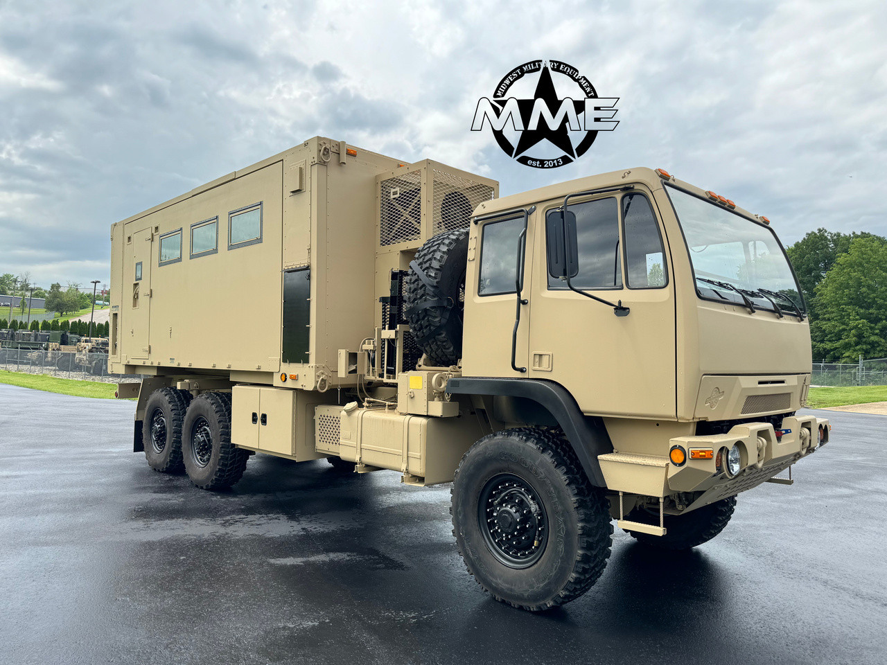 2007 Stewart & Stevenson M1087A1R MTV 5 Ton 6x6 Expandable Van Truck