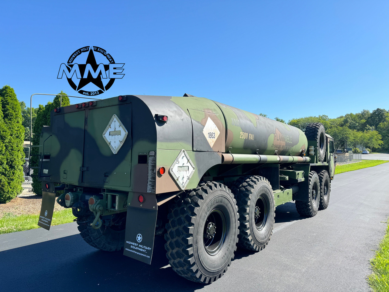 1990 Oshkosh M978 Hemtt Fuel Tanker Truck 8x8
