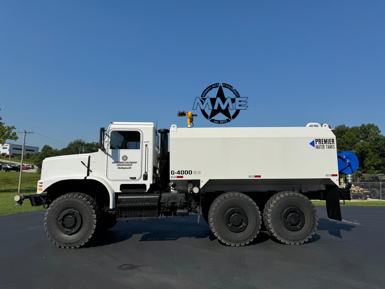 2001 Oshkosh MK23 MTVR 7 Ton 6x6 Cargo Truck .